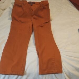 Gloria Vanderbilt Women's Straight Leg Jeans in Rust Orange